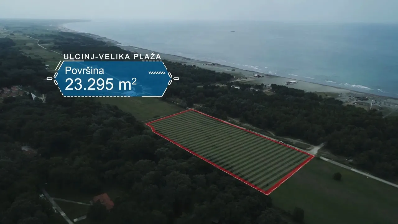 Sale, land lot, 23295m², Donji Štoj, Ulcinj