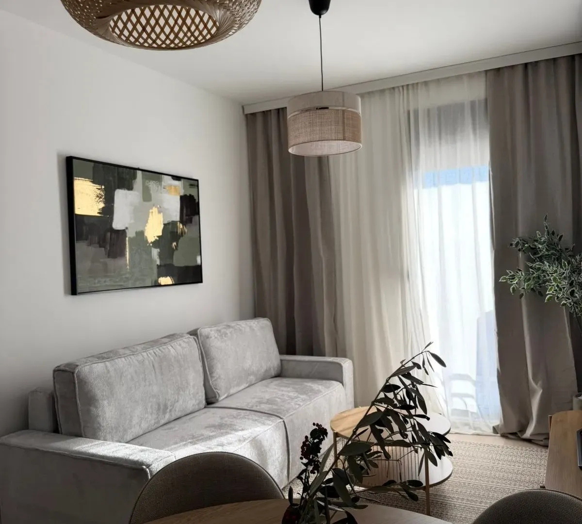Rent, one bedroom apartment, 37m², Tološi, Podgorica