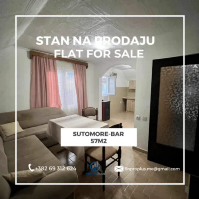 Prodaja, stan, 57m², Haj-Nehaj, Bar