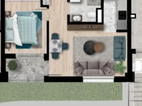 Sale, studio apartment, 39m², Bar, Crna Gora - image 2