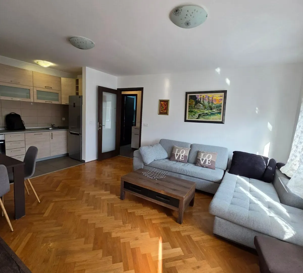 Rent, one bedroom apartment, 50m², Blok 9, Podgorica