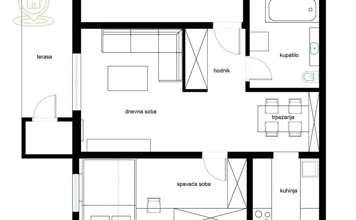 Prodaja, dvosoban stan, 50m², Novi Sad, Srbija