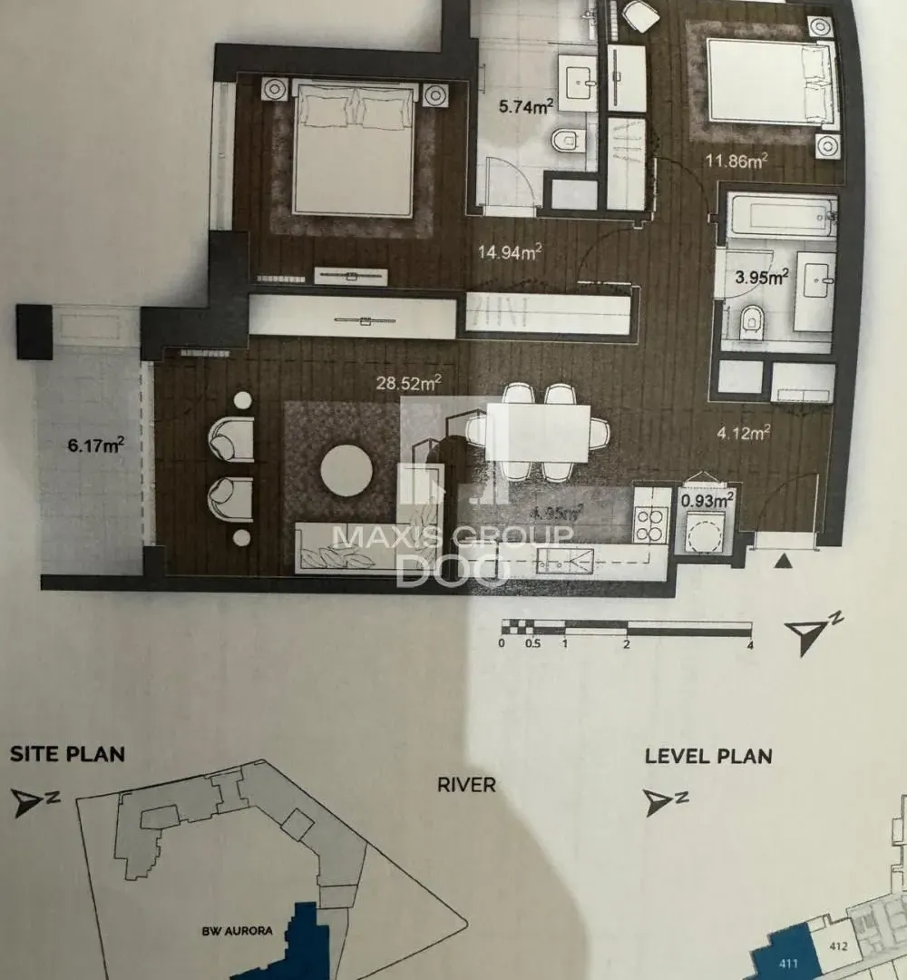 Prodaja, trosoban stan, 81m², Savski Venac, Beograd