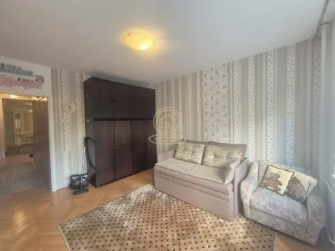Dnevna soba sa garniturom za sedenje, ormarom i tepihom. - image 8