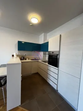 Modern kitchen with built-in cabinetry and appliances. - image 4