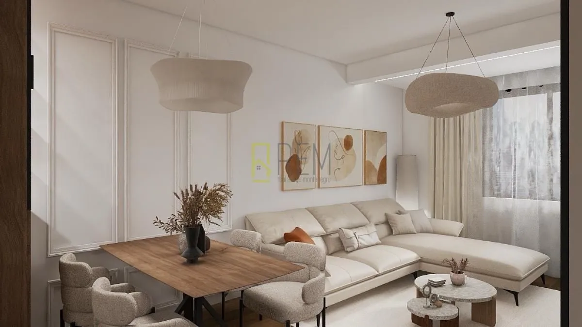 Prodaja, jednosoban stan, 44m², Stari Aerodrom, Podgorica