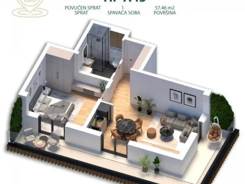 Prodaja, dvosoban stan, 57m², Centar, Vrnjačka Banja - image 10