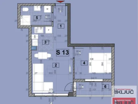 Sale, one bedroom apartment, 41m², Sajmište, Novi Sad - image 8