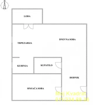 Sale, two bedroom apartment, 44m², Kneževac, Beograd - image 17