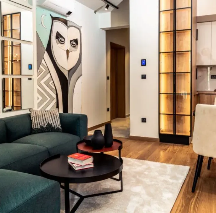 Rent, one bedroom apartment, 55m², City Kej, Podgorica