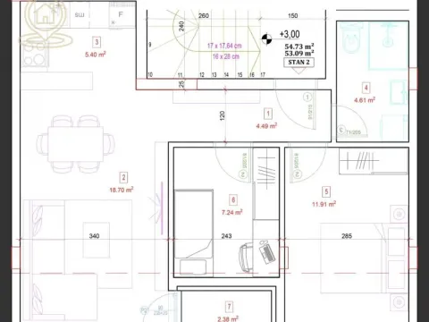 Prodaja, trosoban stan, 53m², Adice, Novi Sad Sve Podlokacije - image 3