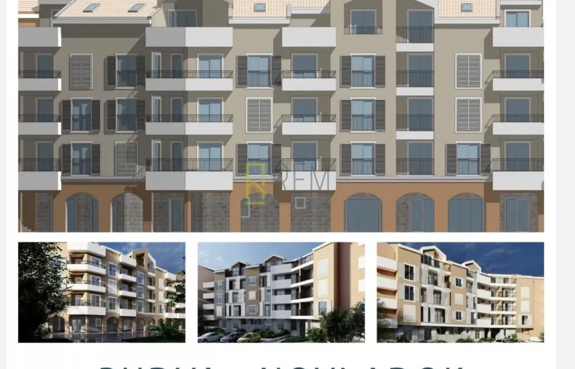 Prodaja, jednosoban stan, 53m², Adok, Budva