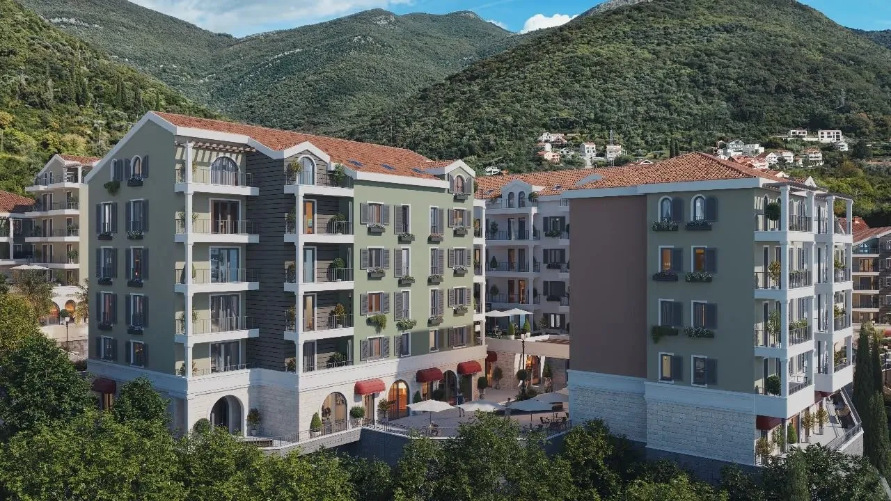 Prodaja, dvosoban stan, 61m², Bonići, Tivat