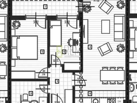 Sale, two bedroom apartment, 65m², Zagorič, Podgorica - image 10