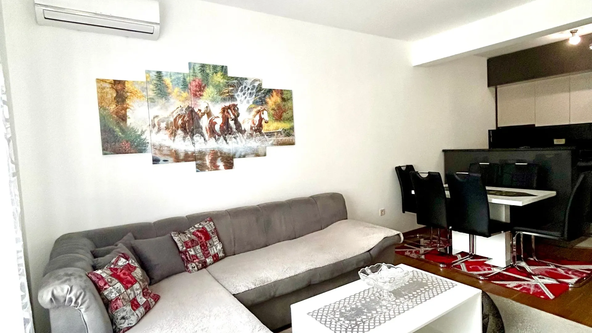 Rent, one bedroom apartment, 45m², Zabjelo, Podgorica