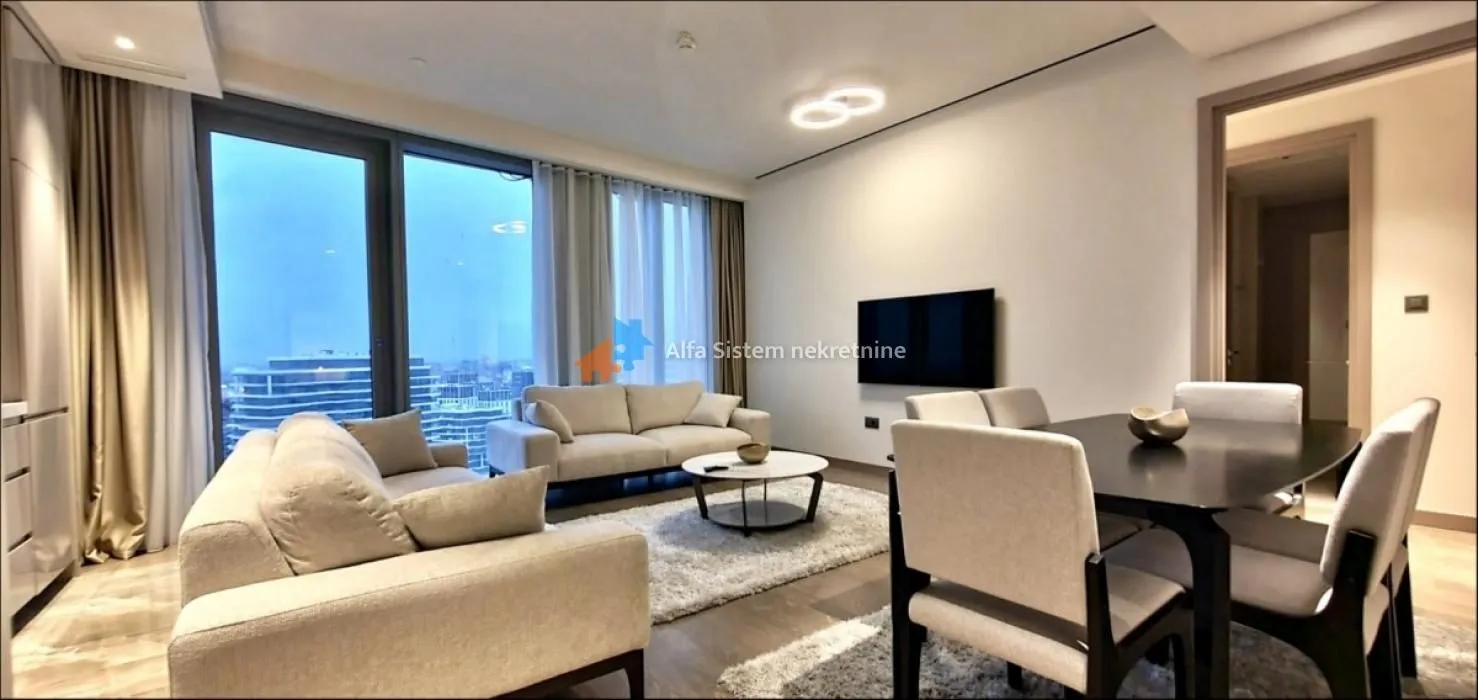 Rent, three bedroom apartment, 90m², Savski Venac, Beograd