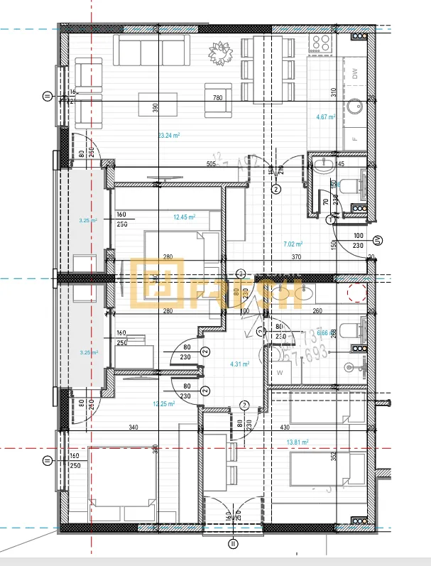 Prodaja, trosoban stan, 93m², Centar, Podgorica