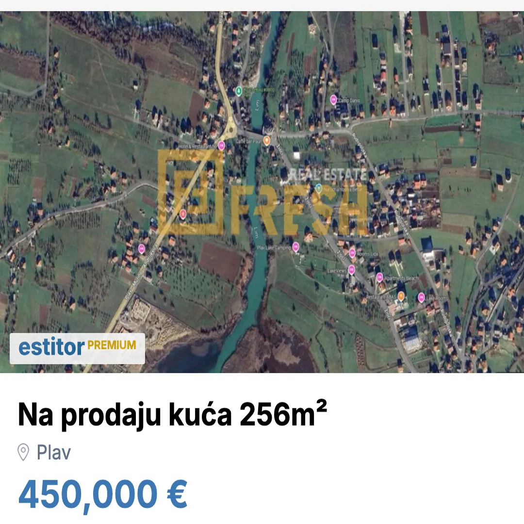 Prodaja, kuća, 256m², Plav, Crna Gora