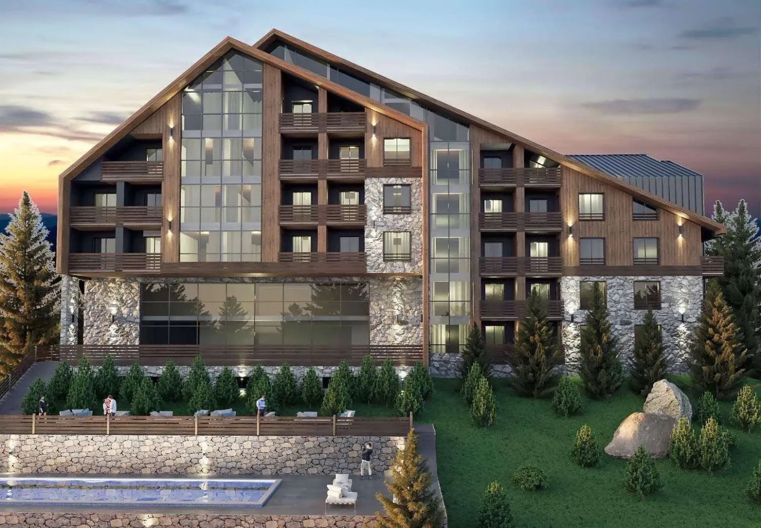 Sale, one bedroom apartment, 43m², Kolašin, Crna Gora