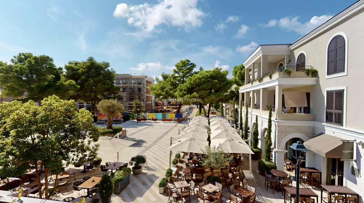 Prodaja, jednosoban stan, 48m², Luštica Bay, Tivat
