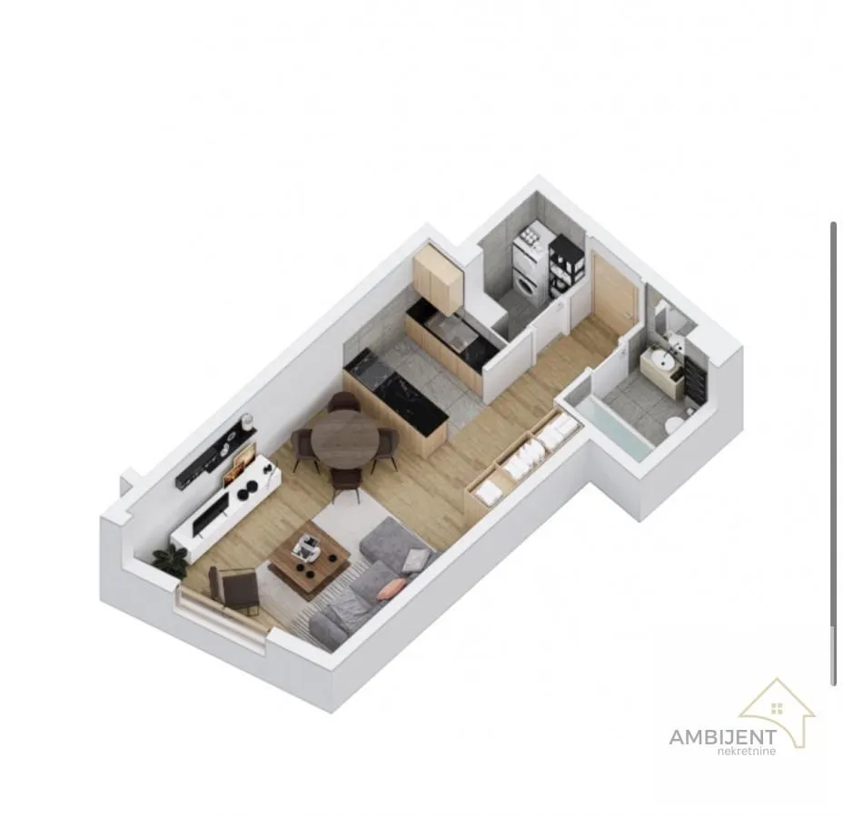 Sale, one bedroom apartment, 36m², Centar Sve Podlokacije, Beograd