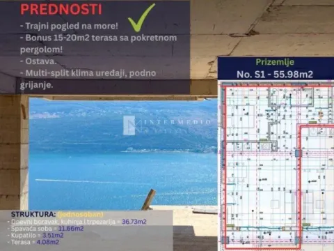 Sale, one bedroom apartment, 51m², Topla, Herceg Novi - image 6