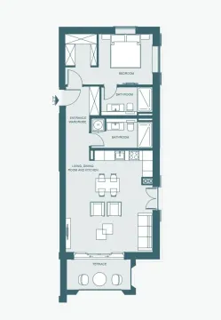 Prodaja, jednosoban stan, 73m², Luštica Bay, Tivat - image 19