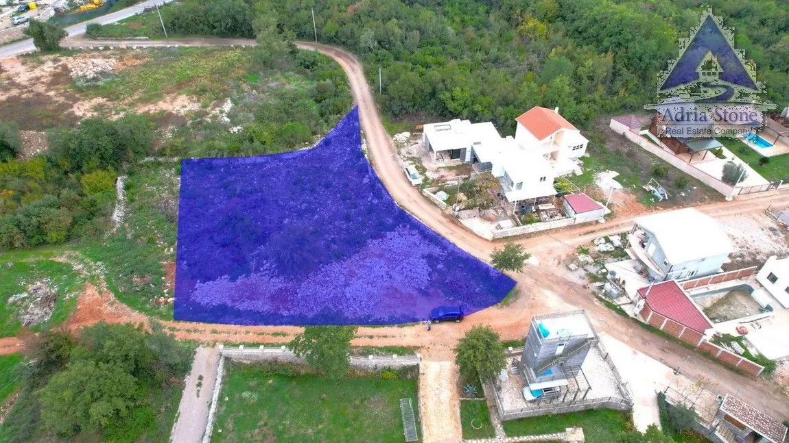 Prodaja, plac, 1343m², Krimovica, Kotor