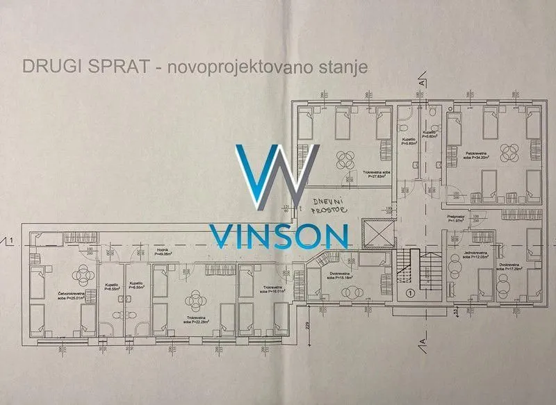 Sale, office space, 970m², Beočić, Rekovac