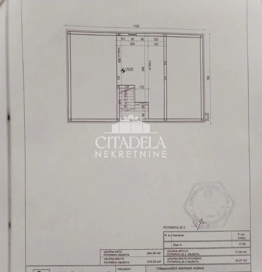 Sale, two bedroom apartment, 84m², Altina, Beograd