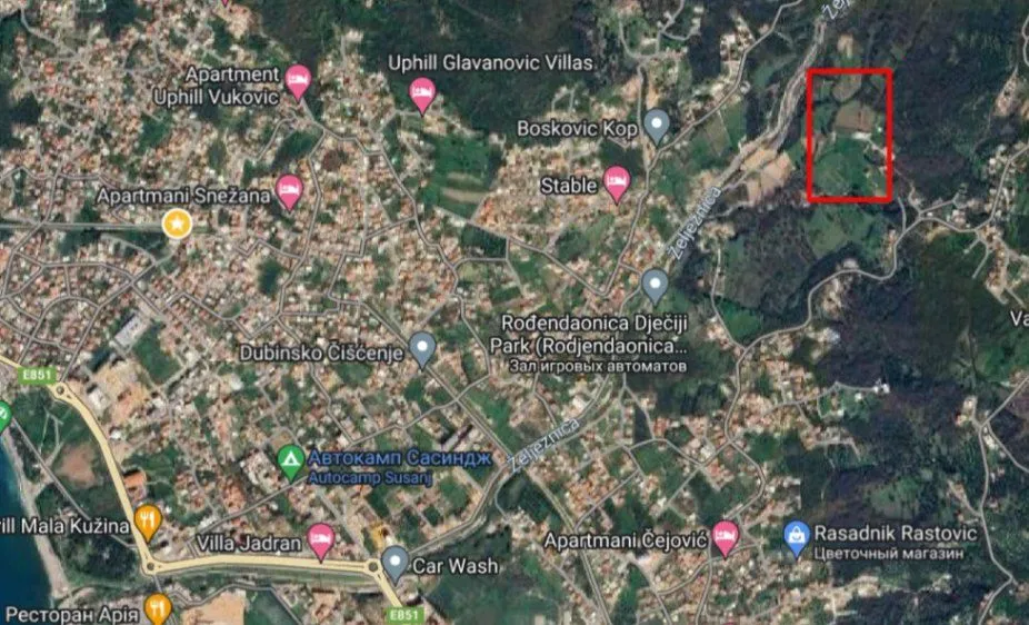 Sale, land lot, 1054m², Župci, Bar