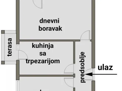 Prodaja, dvosoban stan, 48m², Karaburma, Palilula Sve Podlokacije - image 2