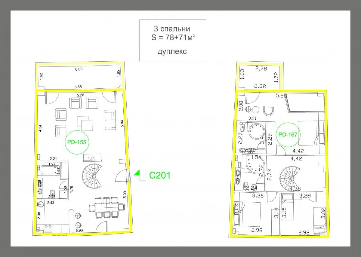 Sale, three bedroom apartment, 149m², Budva, Crna Gora