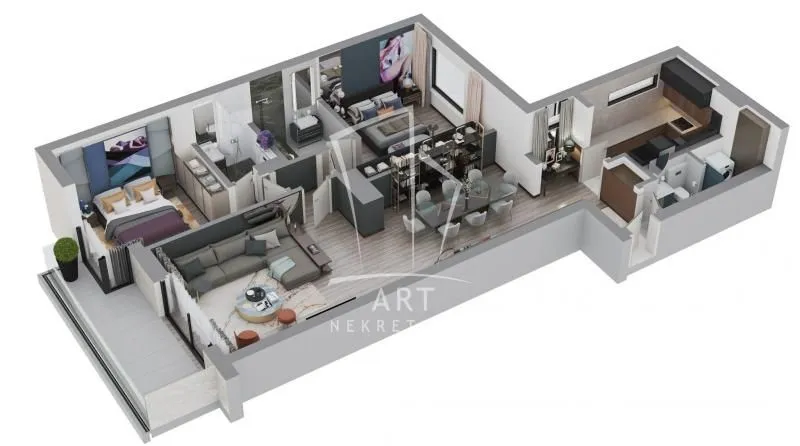 Sale, three bedroom apartment, 125m², Vračar Centar, Vračar Sve Podlokacije