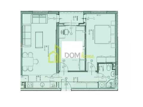 Sale, two bedroom apartment, 61m², Zabjelo, Podgorica - image 4