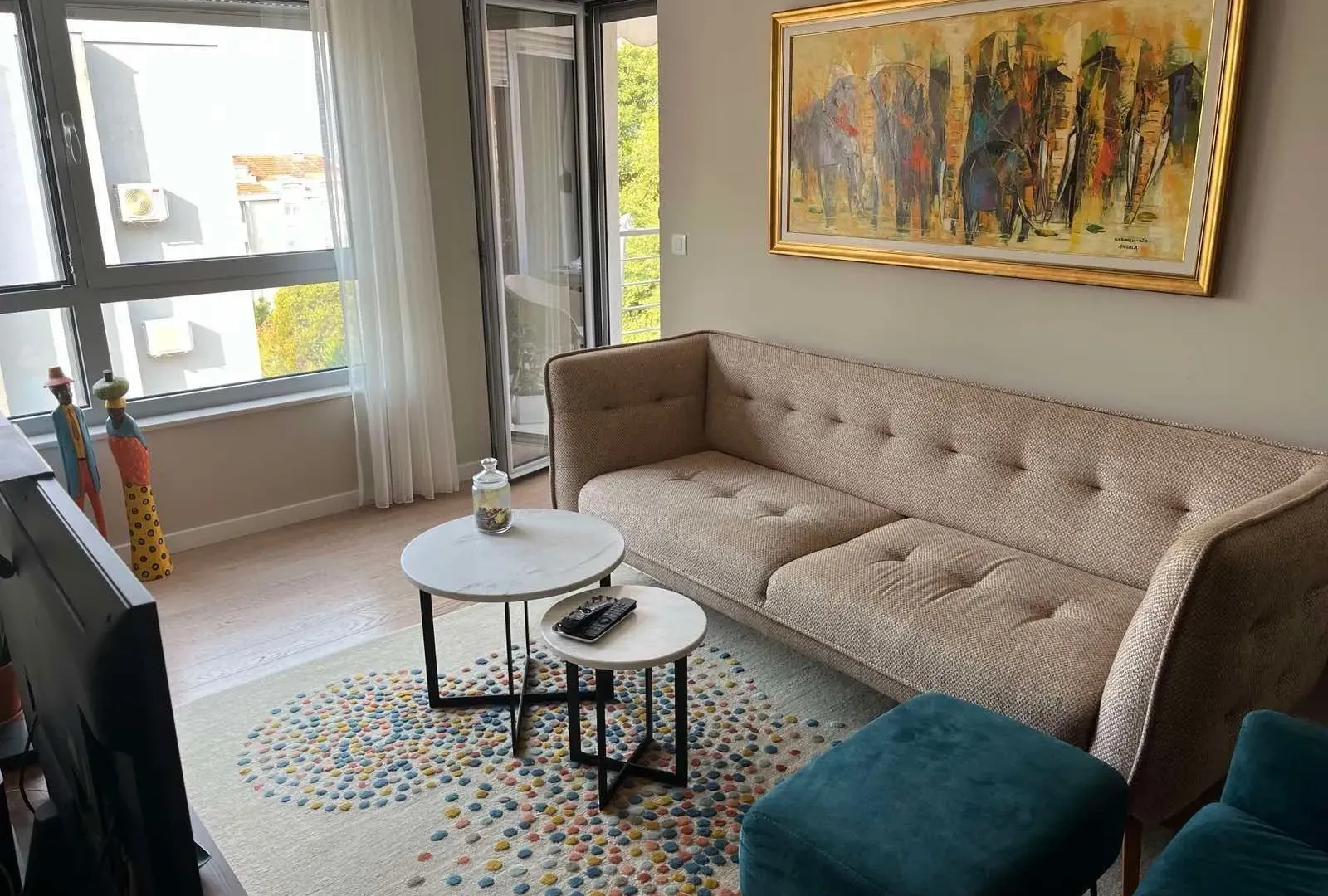 Izdavanje, dvosoban stan, 55m², Pod Kuk, Tivat