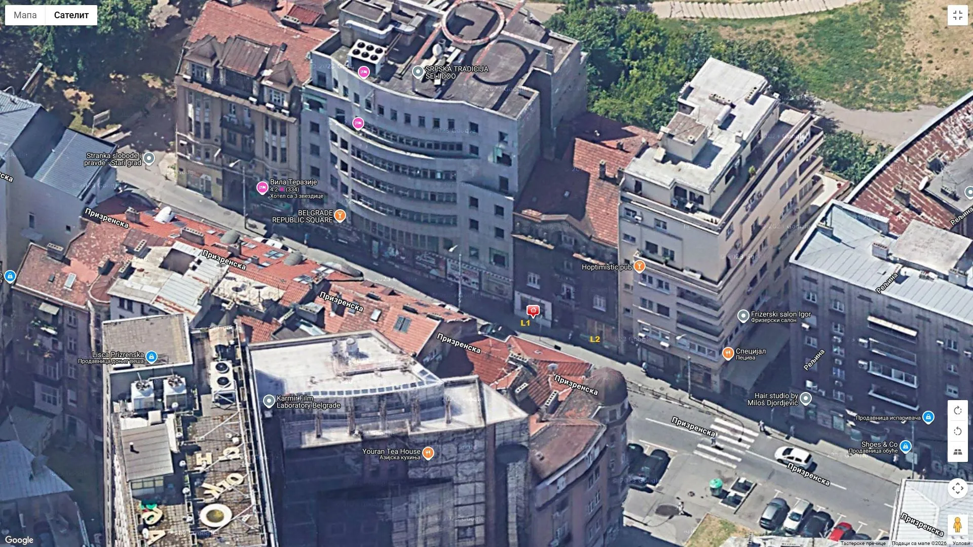 Rent, office space, 62m², Stari Grad, Beograd