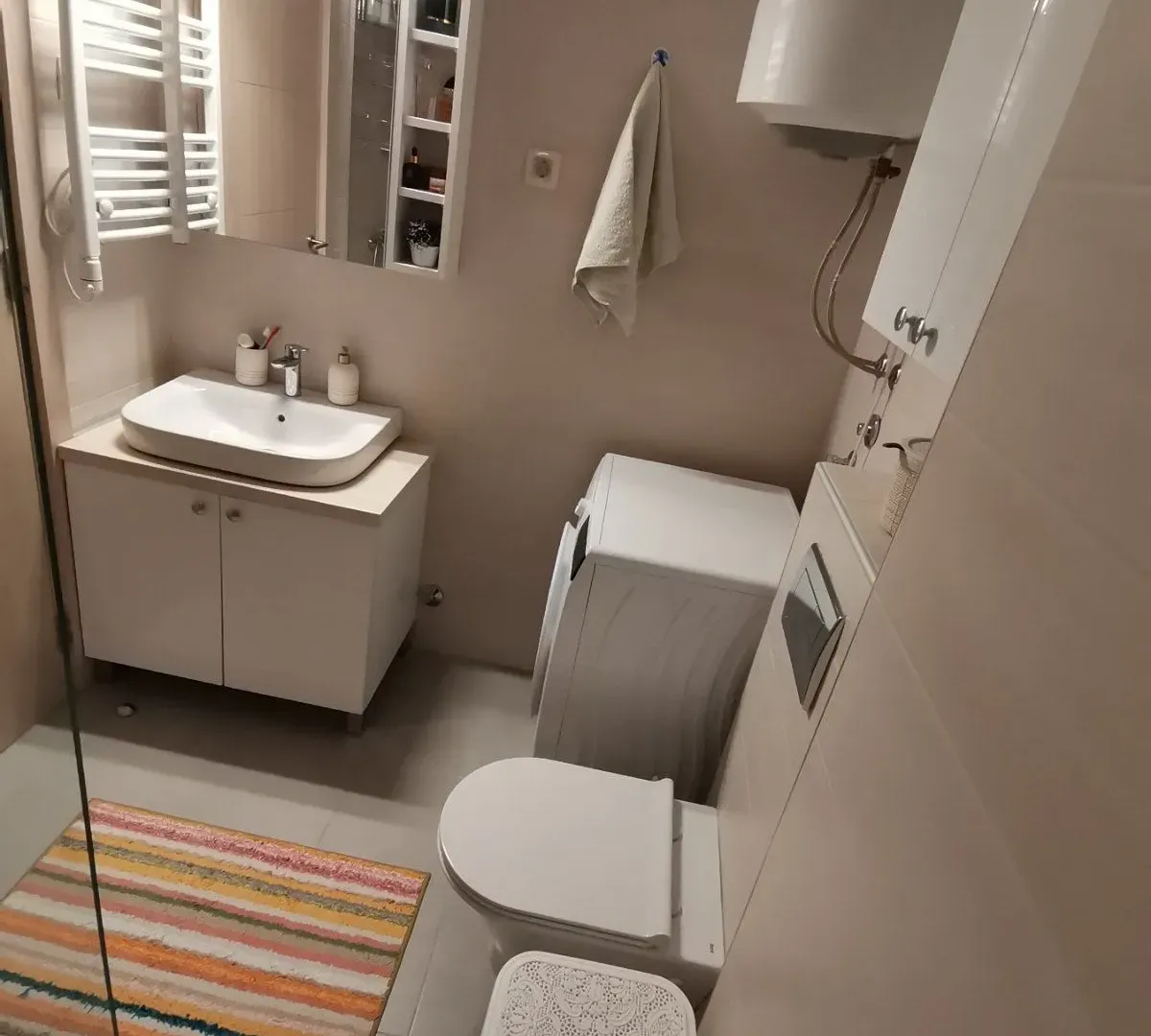 Rent, one bedroom apartment, 50m², Blok 9, Podgorica