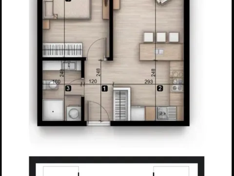 Prodaja, jednosoban stan, 47m², Ulcinjsko Polje, Ulcinj - image 3