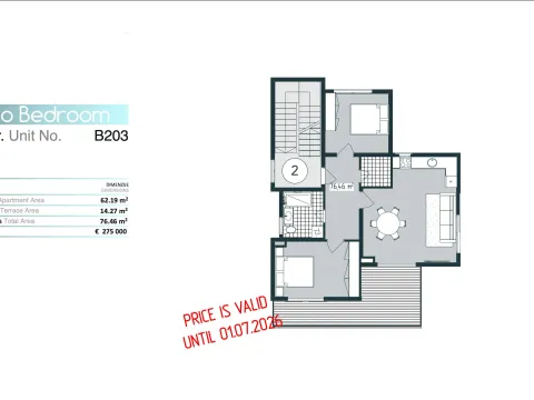 Sale, two bedroom apartment, 57m², Donja Lastva, Tivat - image 12