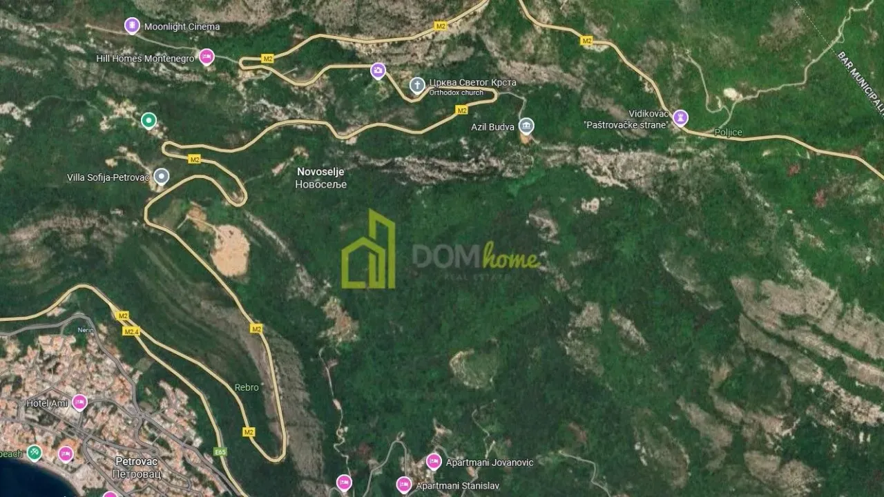 Sale, land lot, 32500m², Petrovac, Budva