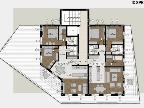 Sale, one bedroom apartment, 40m², Bar, Crna Gora - image 9