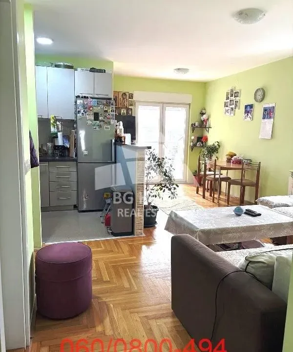 Prodaja, dvosoban stan, 52m², Denkova Basta, Zvezdara Sve Podlokacije