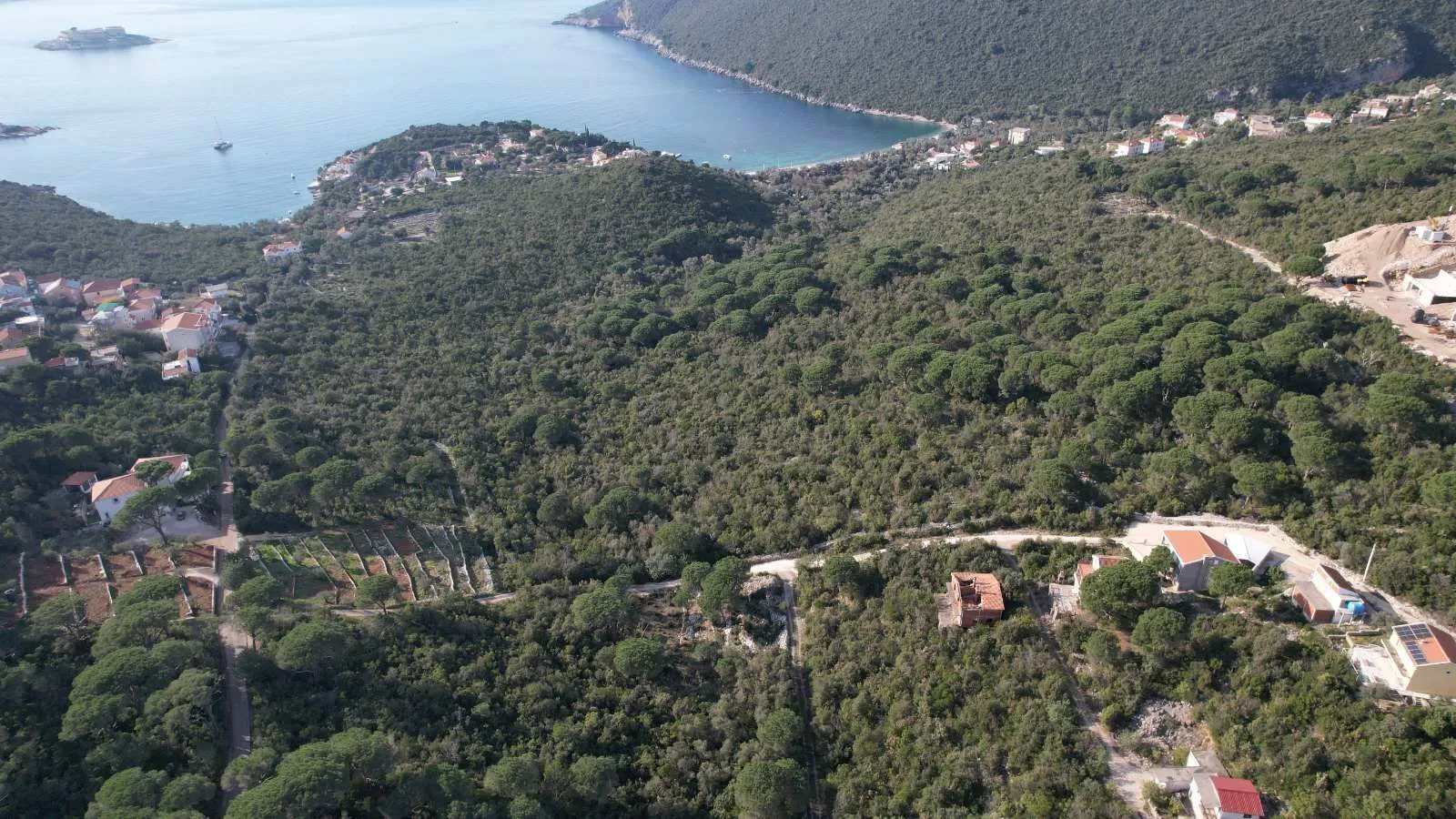 Prodaja, plac, 849m², Luštica, Tivat