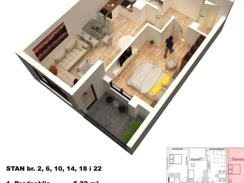 Izdavanje, jednosoban stan, 46m², Pantelej, Niš - image 4