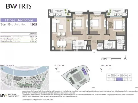 Prodaja, dvosoban stan, 111m², Savski Venac, Beograd - image 2