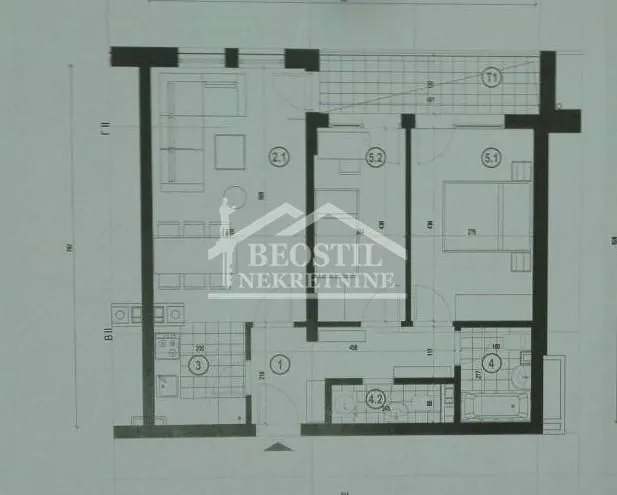 Sale, two bedroom apartment, 62m², Zemun Sve Podlokacije, Beograd