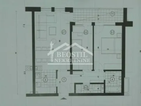 Sale, two bedroom apartment, 62m², Zemun Sve Podlokacije, Beograd - image 1