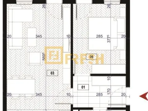 Sale, one bedroom apartment, 48m², Zabjelo, Podgorica - image 3