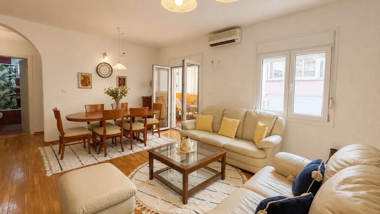 Rent, one bedroom apartment, 52m², Vezirov Most, Podgorica